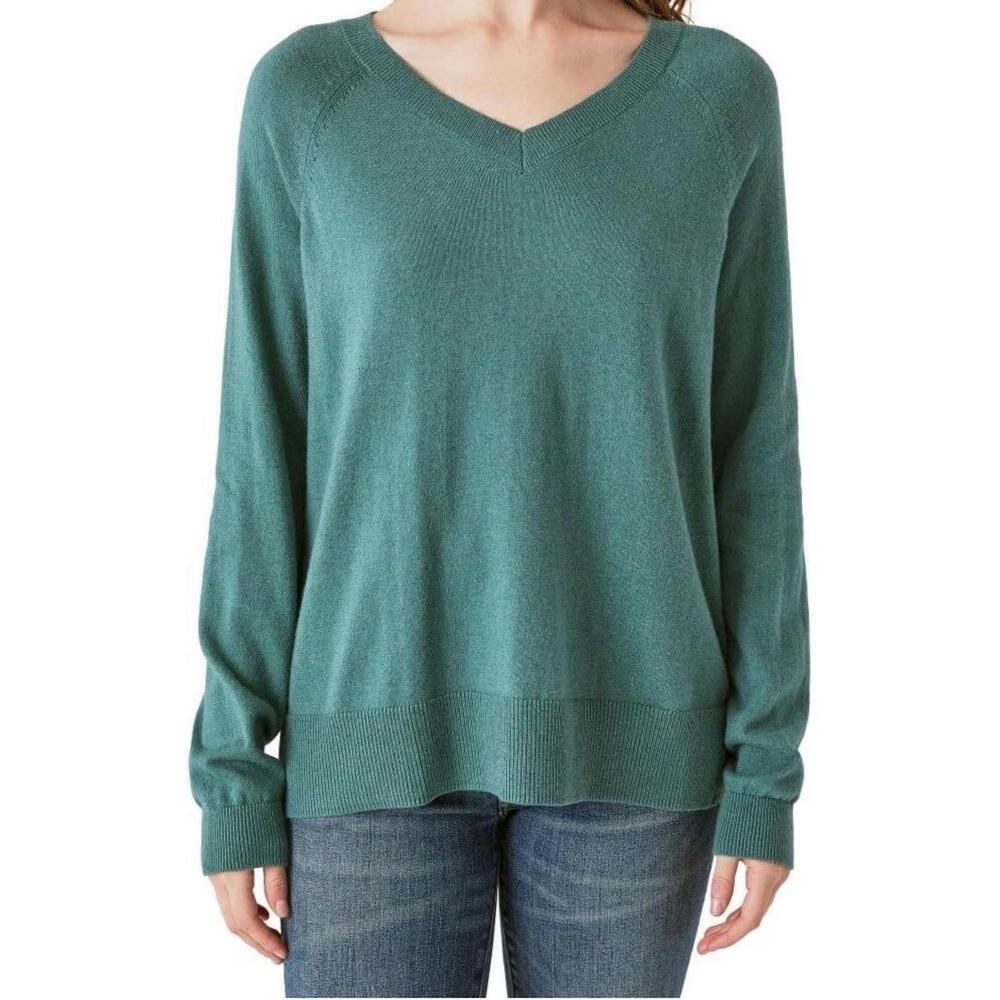 Lucky Brand Women's V-Neck Sweater, Size S. AS